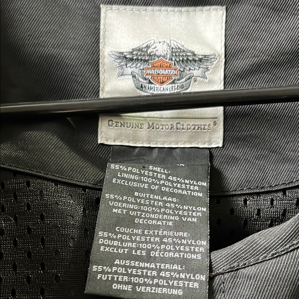 Harley-Davidson Black Mens Vest - Picture 2 of 16